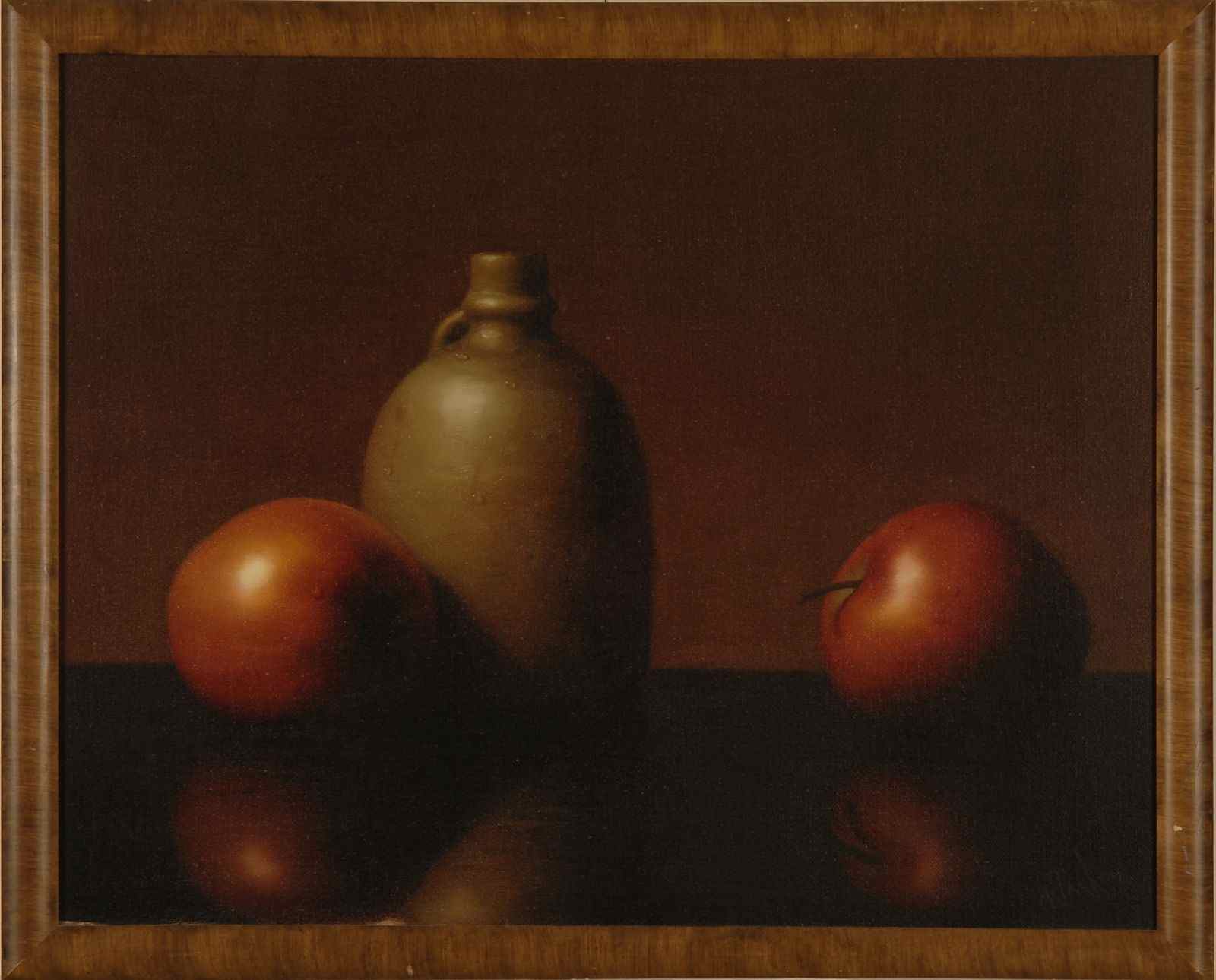 Appraisal: AL ALFRED JACKSONAmerican - Still life of apples and a