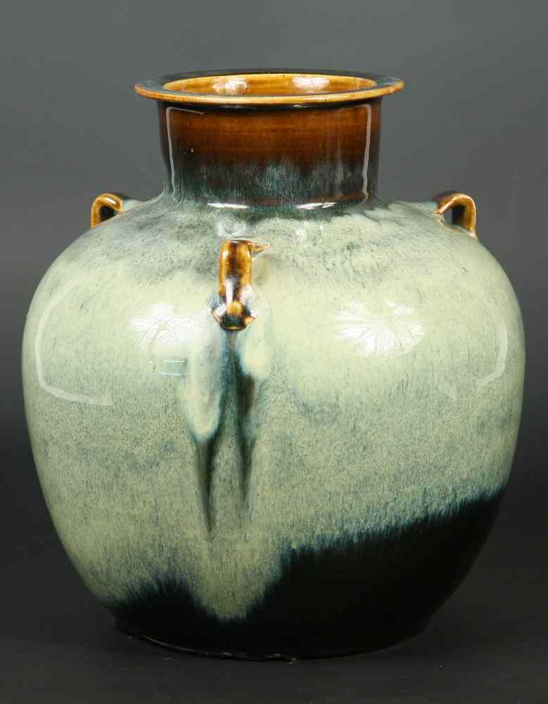 Appraisal: JAPANESE TEA JAR - Large Japanese Tea Leaf Storage Jar