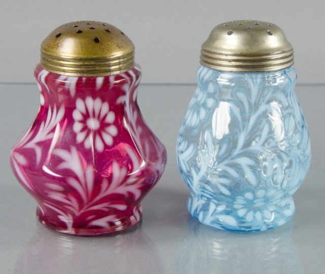 Appraisal: Two Fenton Sugar ShakersProduced from - by Fenton Art Glass