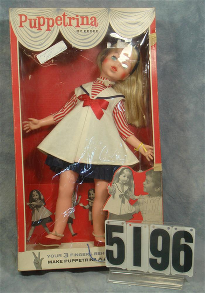 Appraisal: Eegee Puppetrina Doll MIB Mint in original box Estimate -