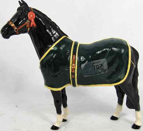 Appraisal: Beswick Model of Black Champion Welsh Mountain Pony A BCC