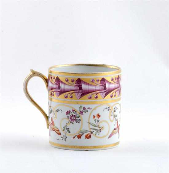 Appraisal: French porcelain cup attributed to Sevres late th century cylinder