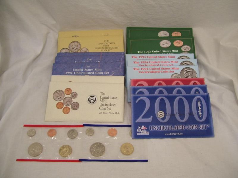 Appraisal: Uncirculated Coin Sets Includes - - - - -