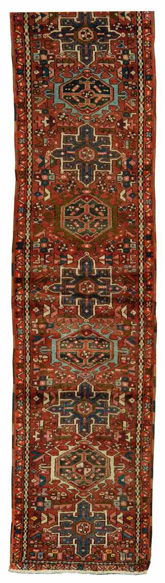 Appraisal: ORIENTAL RUG KARAJA ' x ' With traditional medallions and