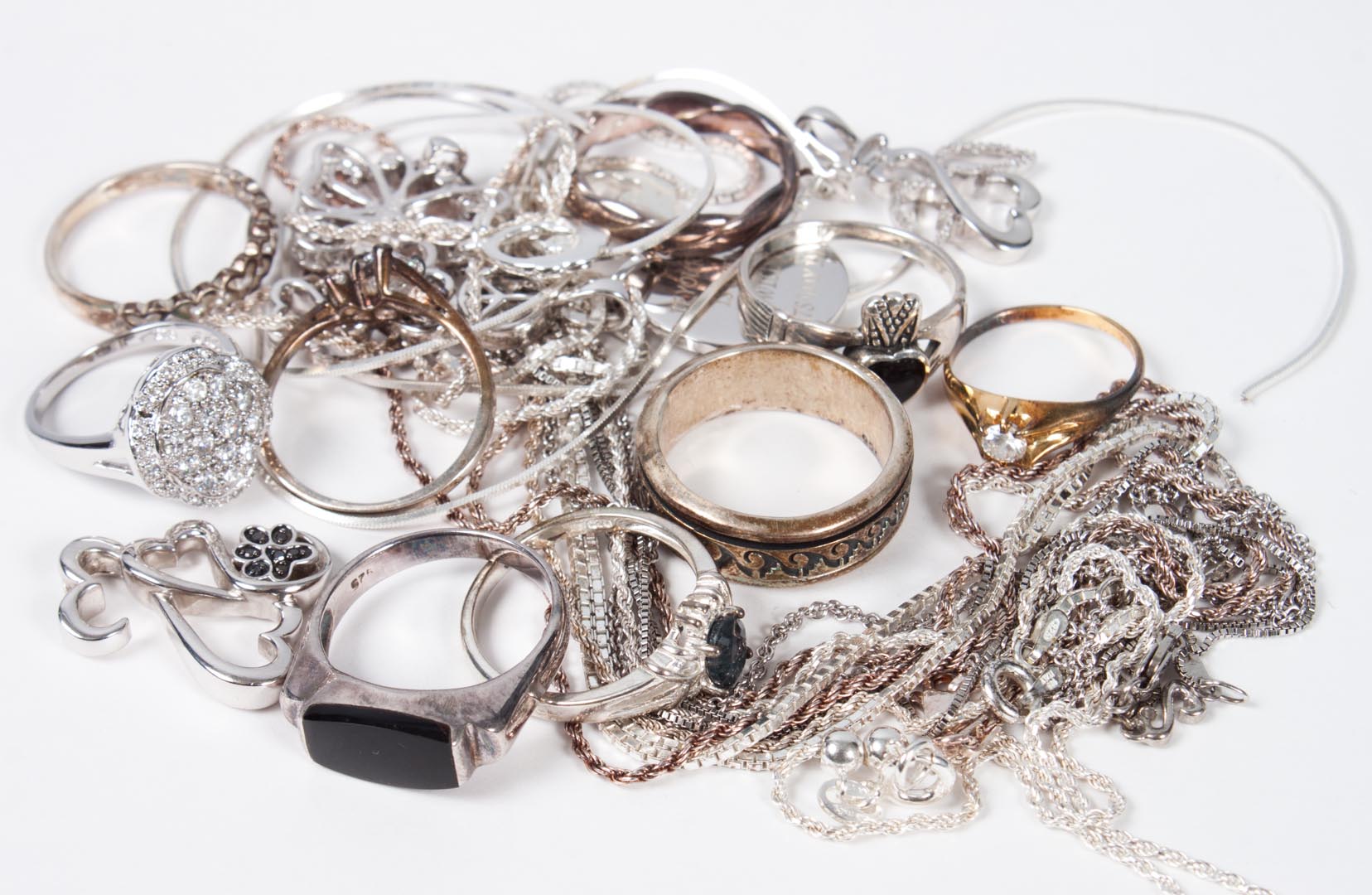 Appraisal: Group of sterling silver jewelry including pieces from the Jane