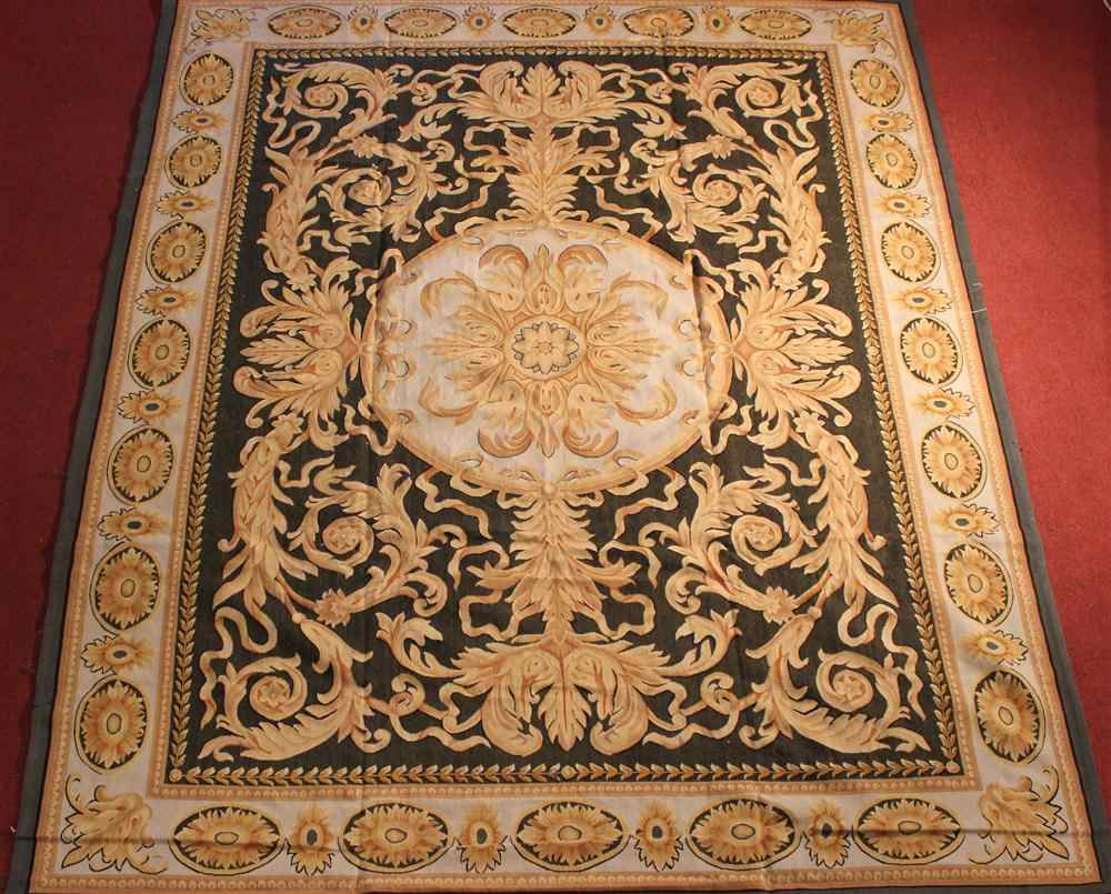 Appraisal: NEW AUBUSSON RUG approx ' x ' retail pricing not