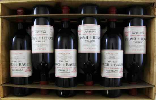 Appraisal: A case of twelve Chateau Lynch Bages Pauillac in original