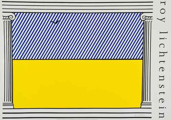 Appraisal: Roy Lichtenstein - Libert Poster c a offset lithograph poster