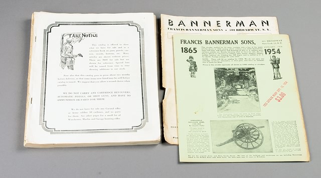 Appraisal: Francis Bannerman Catalog with a supplement loose cover