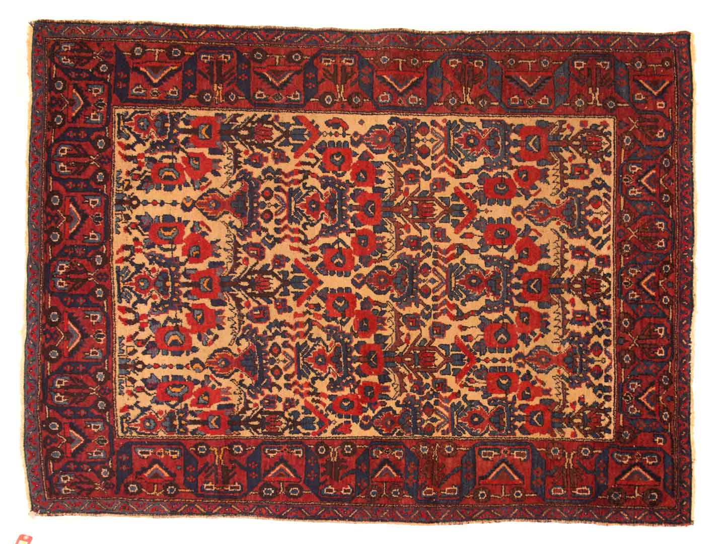 Appraisal: Antique Afshar rug approx x Persia circa Condition Needs to