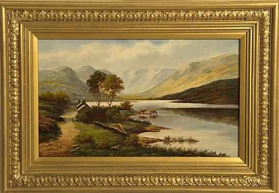 Appraisal: William P Cartwright British - LLYN CRAFNANT NEAR BETWS-Y-COED oil