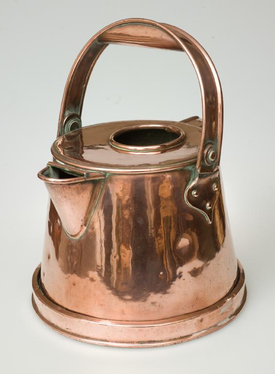 Appraisal: TWO LARGE COPPER VESSELS c one a watering can or