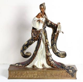 Appraisal: Bronze Sculpture by Erte Erte Romain de Tirtoff French Russian