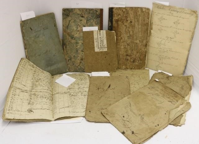 Appraisal: AN INTERESTING LOT OF NINE PIECES OF EPHEMERARELATED TO DUXBURY