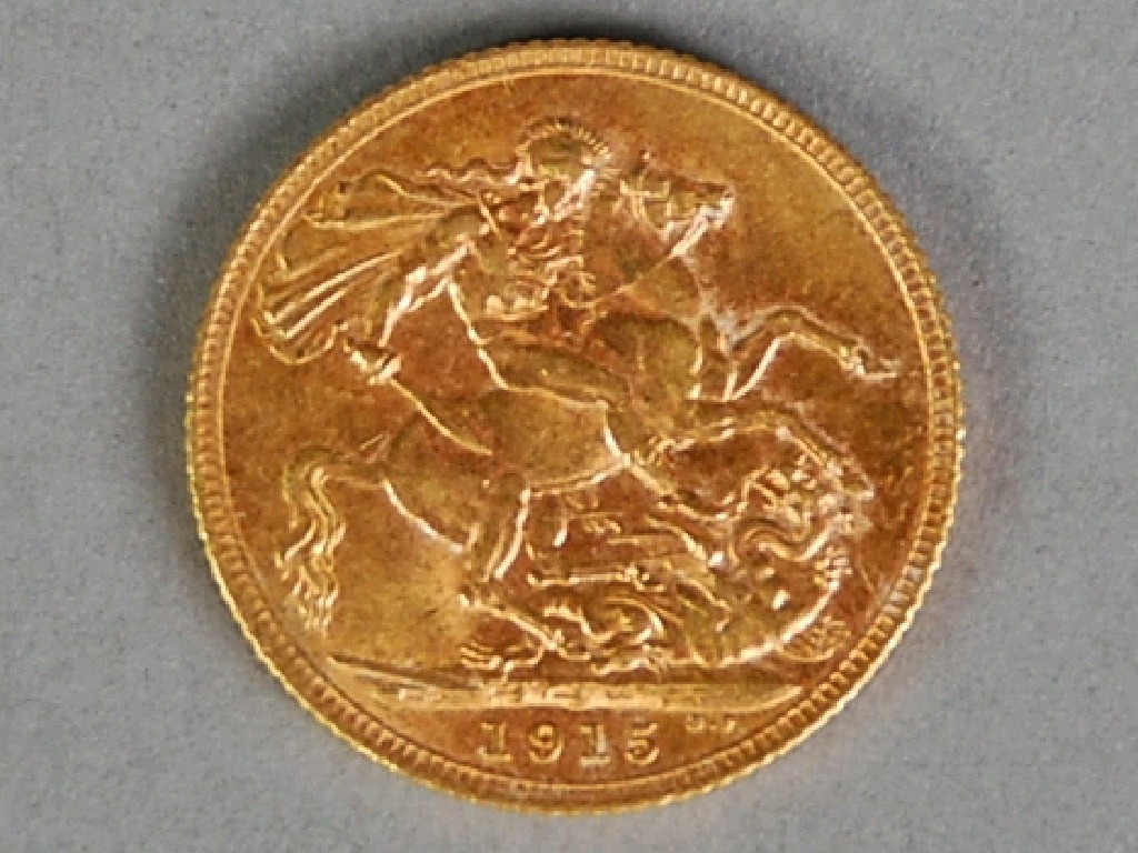 Appraisal: GEORGE V GOLD SOVEREIGN