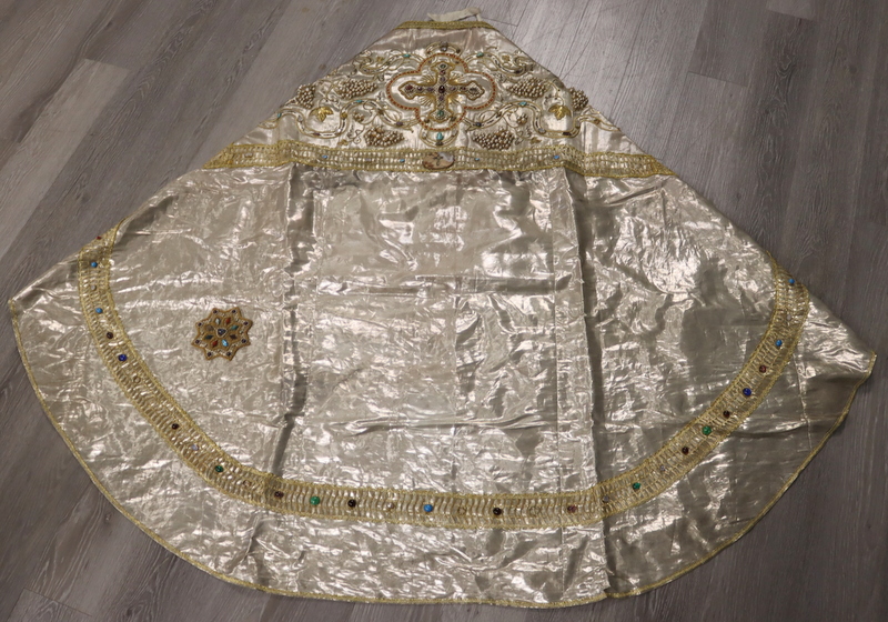 Appraisal: Russian Orthodox Style Stone Inlaid Liturgical Vestment or Epimanikia With