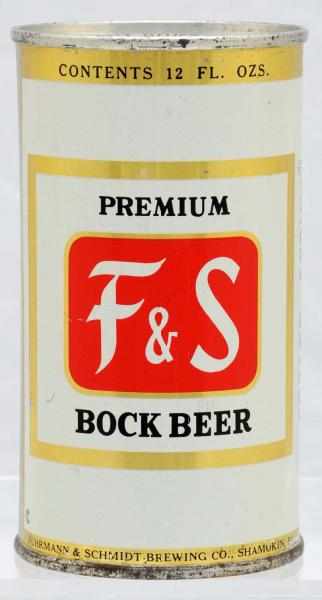 Appraisal: F S Bock Beer Flat Top Beer Can - Very