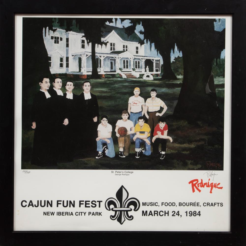 Appraisal: GEORGE RODRIGUE AMERICAN LOUISIANA - George Rodrigue American Louisiana -