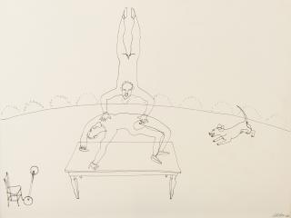 Appraisal: Calder Alexander Circus Drawings by Alexander Calder Calder Alexander Circus