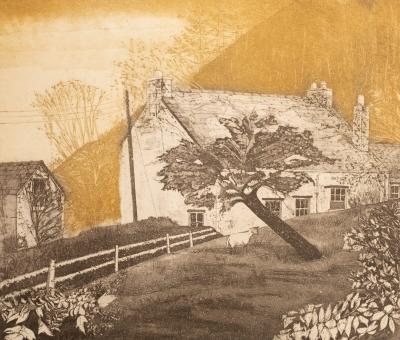 Appraisal: Leslie Duxbury - Welsh Farmhouse copies some signed artist's proof