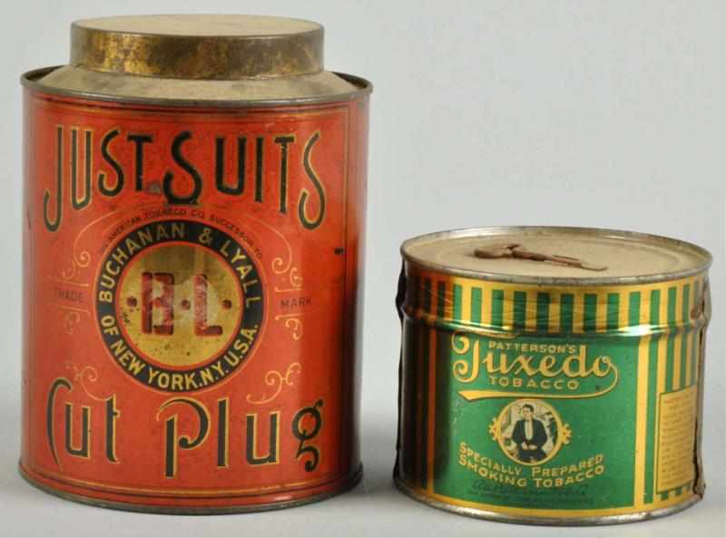 Appraisal: Lot of Tobacco Tins Description Includes Just Suits in nice