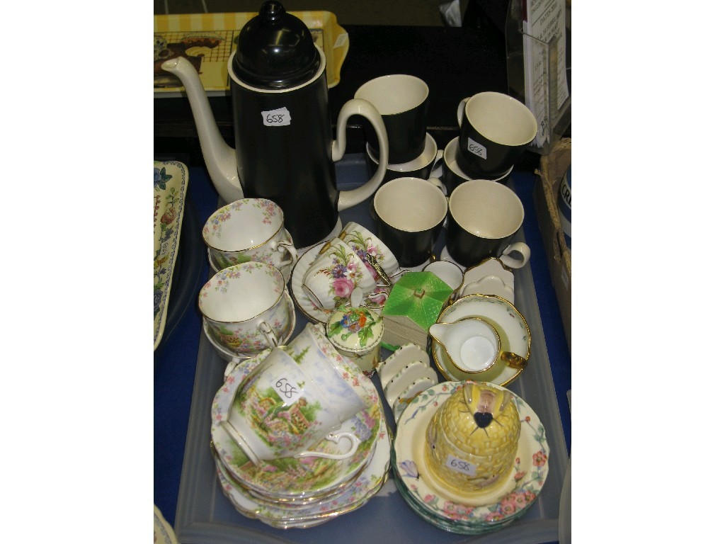 Appraisal: Lot comprising Carlton Ware coffee set J G Meakin Sons