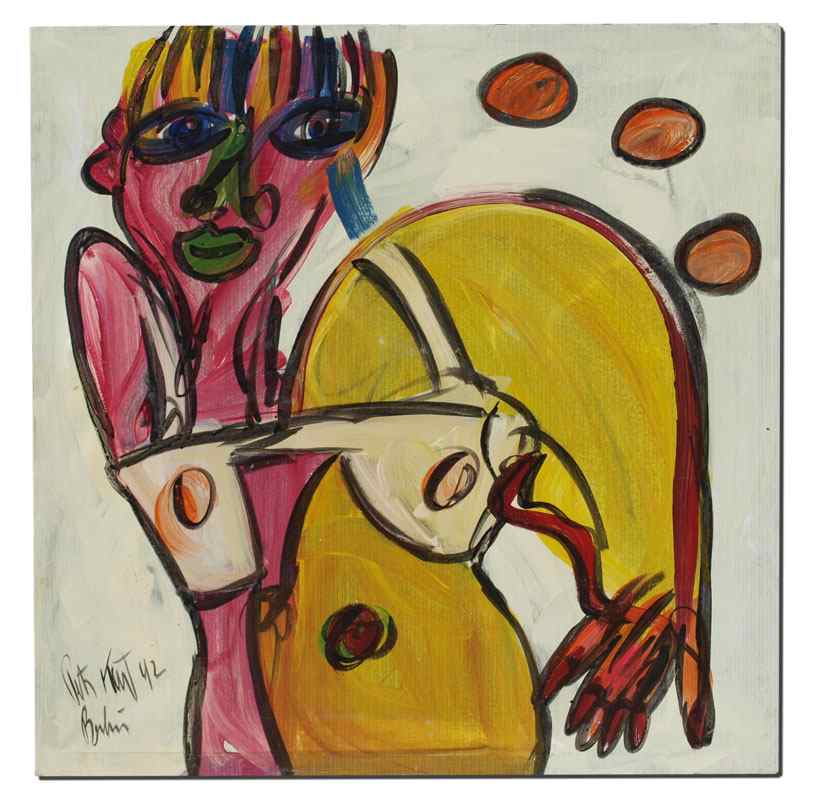 Appraisal: KEIL Peter German - ''Female Nude Oil Canvas '' x