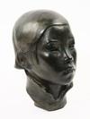 Appraisal: BRONZE BUST - Young Chinese Girl by Lucile Swan IL