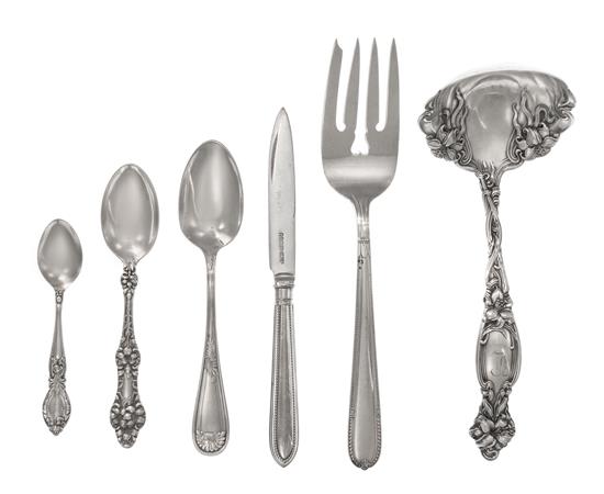 Appraisal: Sale Lot A Collection of American Silver Flatware Various Makers