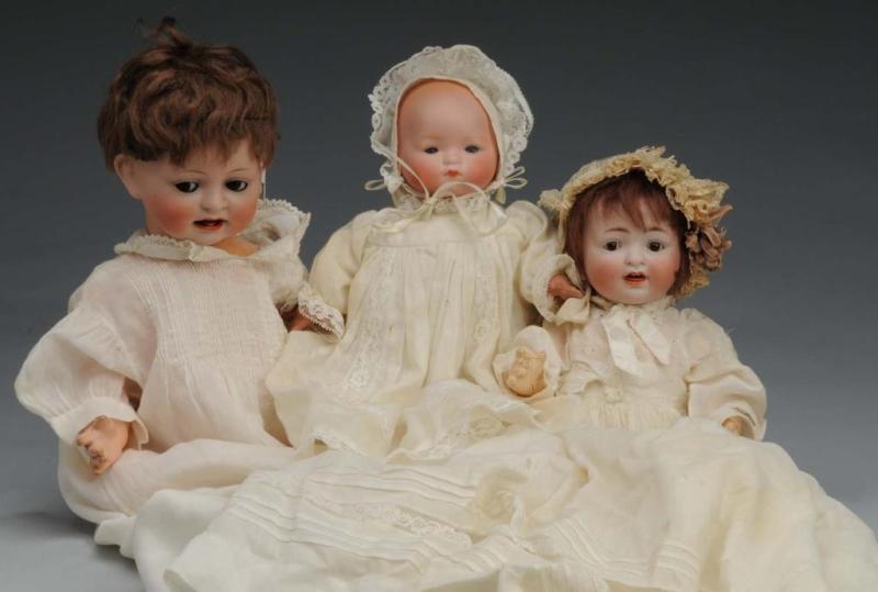 Appraisal: Lot of Bisque Head Babies Description Germany Ca - s