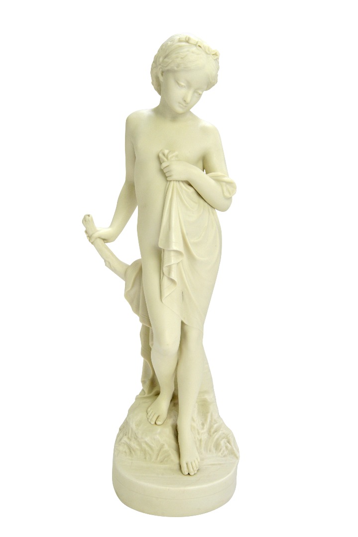 Appraisal: A Copeland parian ware figure of 'Riverside' with impressed mark