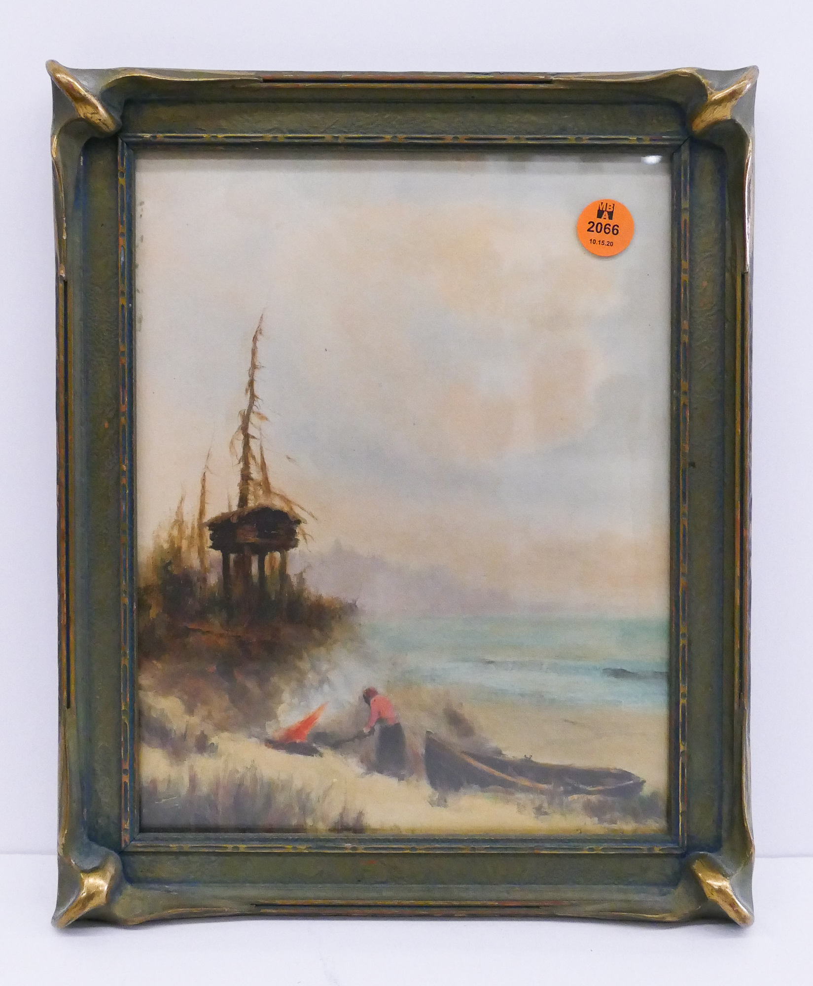 Appraisal: Sydney Laurence Cache Tinted Photo Lithograph in Piecrust Frame- x