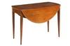 Appraisal: LAMP TABLE - Circa replica of a fine drop leaf