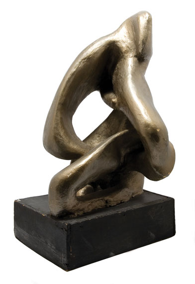 Appraisal: Frederick John Kiesler American - Untitled Seated Figure Estimate -