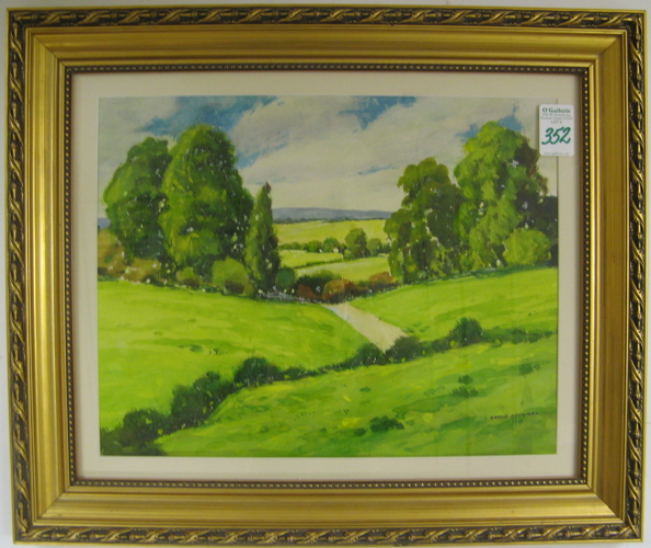 Appraisal: GEORGE STIMMEL WATERCOLOR ON PAPER Hackensack N J - Landscape