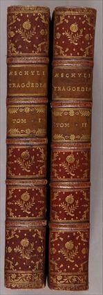 Appraisal: AESCHYLUS AESCHYLI TRAGAEDIAE Hague gosse Quarto volumes Bound in full