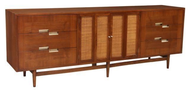 Appraisal: American mid-century modern walnut dresser designed by Merton Gershun -