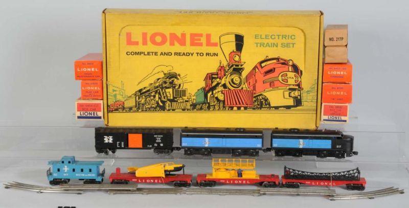 Appraisal: Lionel No O-Gauge Freight Train Set OB Description Post-war Includes