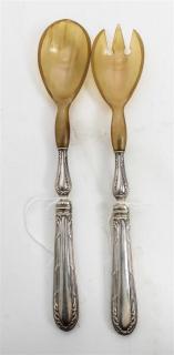 Appraisal: A French Silver Two-Piece Salad Serving Set Emile Puiforcat Paris