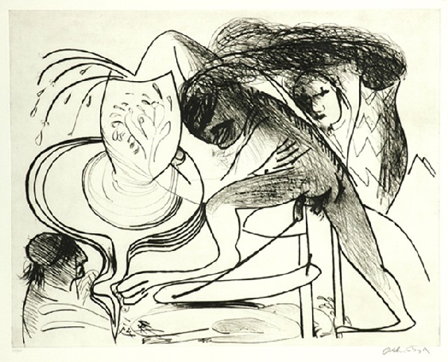 Appraisal: Arthur Boyd - Untitled etching signed 'Arthur Boyd' lower right