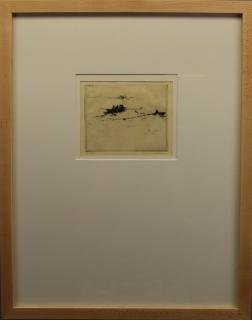 Appraisal: Armin Carl Hansen Armin Carl Hansen California - Lampara Etching