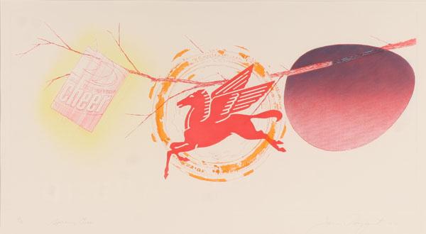 Appraisal: James Rosenquist American b Spring Cheer color etching x pencil