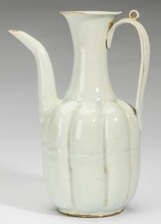 Appraisal: Chinese qingbai celadon ewer in the Song style h Chinese