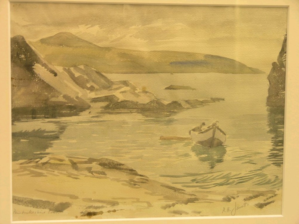 Appraisal: P H Jowett - watercolour entitled A Pembrokeshire Bay signed