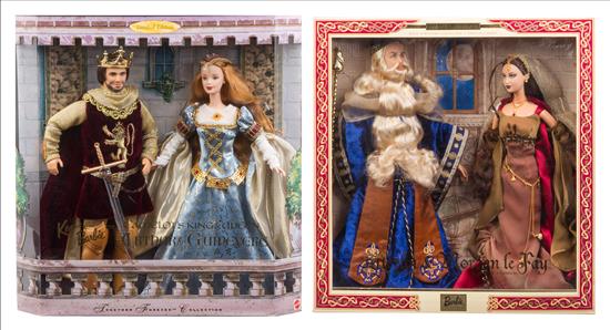 Appraisal: Sale Lot Two Camelot Themed Barbie Sets model including Limited