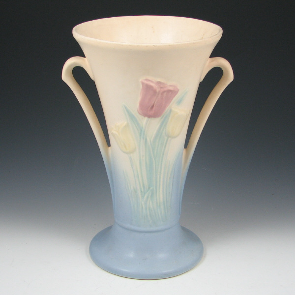 Appraisal: Hull Tulip - - Vase - Mint Tulip handled vase