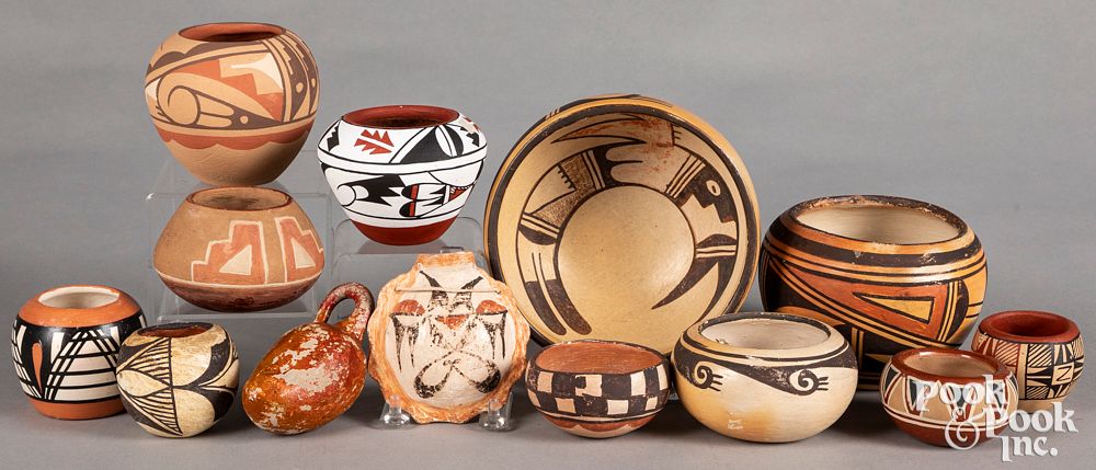 Appraisal: Southwestern Native American Indian pottery Collection of Southwestern Native American