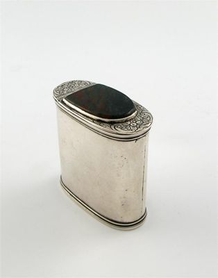 Appraisal: A late th early th century silver snuff box maker's