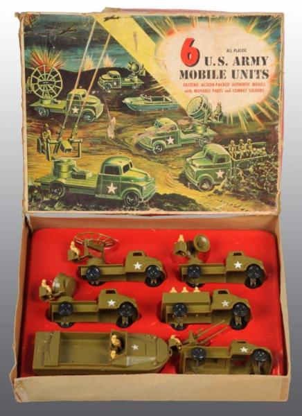 Appraisal: Lot of Toy Automobile Play Sets Description Both have original