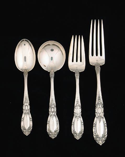 Appraisal: A quantity of sterling flatware with caseTowle Silversmiths Newburyport MAKing